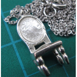 Gümüş Sandalye Kolye Ucu_1191