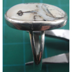 Ağaç Desenli Gümüş Yüzük_979