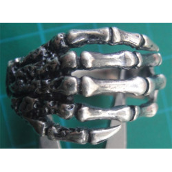 İskelet El Gümüş Yüzük_992