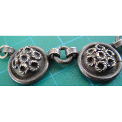 Siyah Taşlı Gümüş Gerdanlık_315