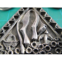 Siyah Taşlı Gümüş Gerdanlık_315