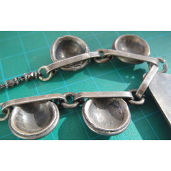 Siyah Taşlı Gümüş Gerdanlık_315