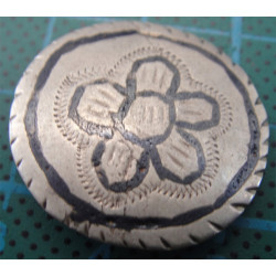 2 adet Savatlı Gümüş DÜĞME Kemer Parçası_106