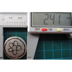 2 adet Savatlı Gümüş DÜĞME Kemer Parçası_106