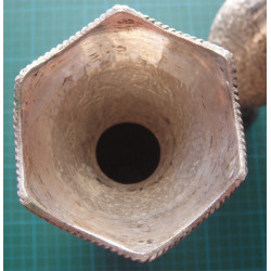 İran İşi Bir Çift Gümüş Vazo_44