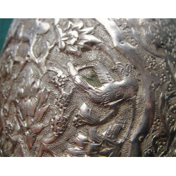 İran İşi Gümüş Vazo_45