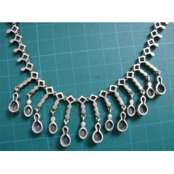 Markazit ve Yakut Taşlı Gümüş Kolye_101