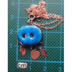 Süryani Nazar Boncuğu Gümüş Kolye Ucu_1436