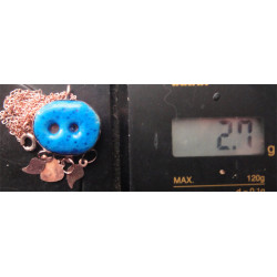 Süryani Nazar Boncuğu Gümüş Kolye Ucu_1436