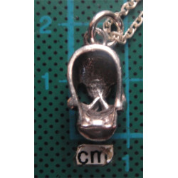 Kuru Kafa Gümüş Kolye Ucu_1443