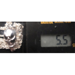 Kuru Kafa Gümüş Kolye Ucu_1443