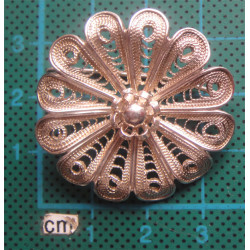 Telkari Gümüş Broş_272