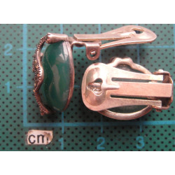 Markazit Taşlı Gümüş Küpe_313