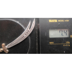 Zülfikar Kılıcı Gümüş Kolye Ucu_1479