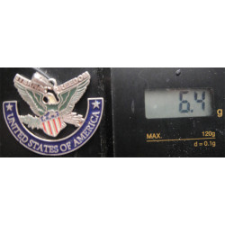 Amerika Sembolü Kartallı Gümüş Kolye Ucu_1480