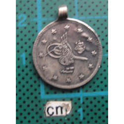 İmitasyon Osmanlı Para Gümüş Kolye Ucu_1499