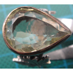 Doğal Taşlı Gümüş Yüzük_1136