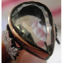 Doğal Taşlı Gümüş Yüzük_1136