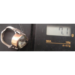 Doğal Taşlı Gümüş Yüzük_1136