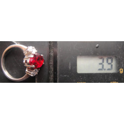 Doğal Taşlı Gümüş Yüzük_1141