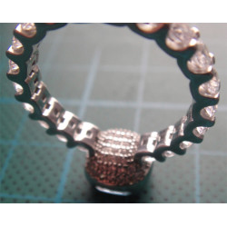 Akuamarin Doğal Taşlı Gümüş Yüzük_1145