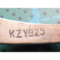 Doğal Taşlı Gümüş Yüzük_1147