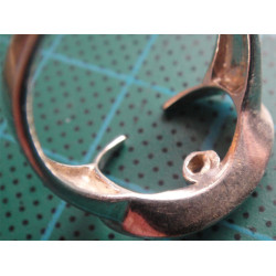 Doğal Ametist Taşlı Gümüş Yüzük_1148