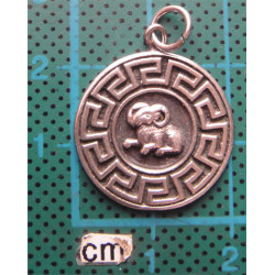 Hindu Kehanet (oracular) Gümüş Kolye Ucu_1510