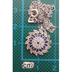 Zirkon Taşlı Gümüş Kolye Ucu_1522