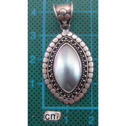 Sedef Gümüş Kolye Ucu_1528