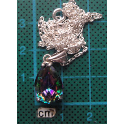 Doğal Taşlı Gümüş Kolye Ucu_1533