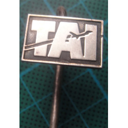 TAI (Turkish Aerospace Industries) Logolu Gümüş Kitap Ayracı_605