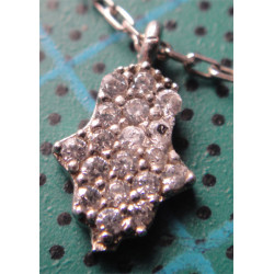 Nazar Boncuklu Gümüş Hayalet Kolye_350