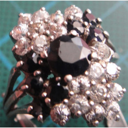 Doğal Taşlı Gümüş Yüzük_1154