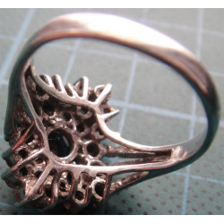 Doğal Taşlı Gümüş Yüzük_1154