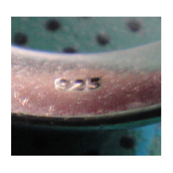 Siyah Doğal Taşlı Gümüş Yüzük_1160