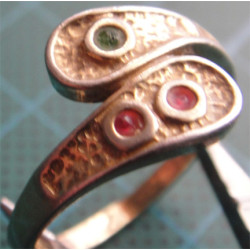 Doğal Taşlı Gümüş Yüzük_1183