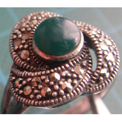 Markazit Taşlı Gümüş Yüzük_1193