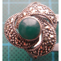 Markazit Taşlı Gümüş Yüzük_1193