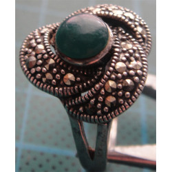 Markazit Taşlı Gümüş Yüzük_1193