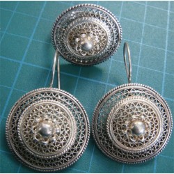 FILIGREE EARRING AND RING SET _50