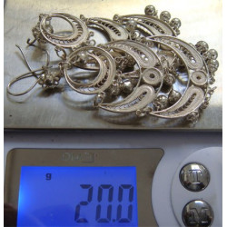 Telkari İşçilikli Gümüş Küpe_51