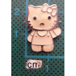 Kedi Formunda Mineli Gümüş Kolye Ucu_1543