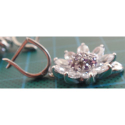 Zirkon Taşlı Gümüş Küpe_329