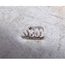 6 Adet El İşçilikli Gümüş Çay Tabağı_247