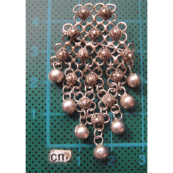 Güverse El İşçilikli Gümüş Broş_273