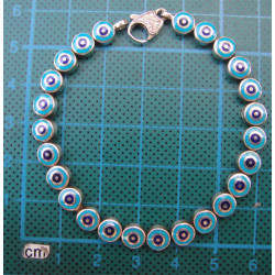 Nazar Boncuklu Gümüş Bileklik_568