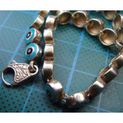 Nazar Boncuklu Gümüş Bileklik_568