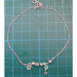 Nazar Anahtarlı Gümüş Bileklik_577