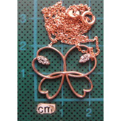 4 Yapraklı Yonca Gümüş Kolye Ucu_1567